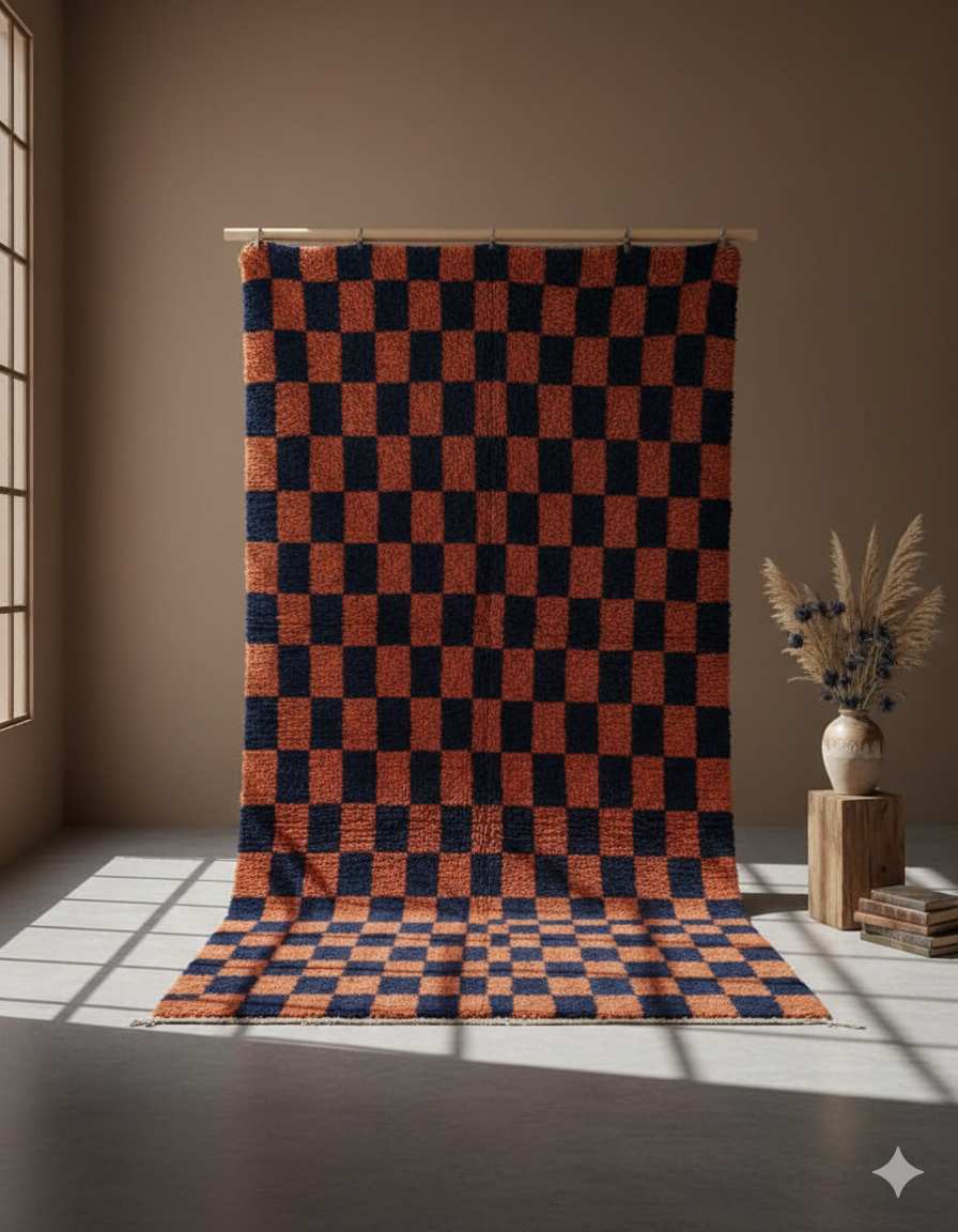 Tiyya -  Geometirc Moroccan rug